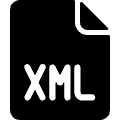 File Xml Icon from Ultimate Bold Set | Free Download as SVG Vector and Transparent PNG | Streamline icons