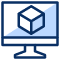 Virtual Machine 1 Icon from Cyber Duotone Set | Free Download as SVG Vector and Transparent PNG | Streamline icons