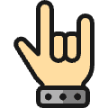 Concert Rock 1 Icon from Ultimate Colors Set | Free Download as SVG Vector and Transparent PNG | Streamline icons