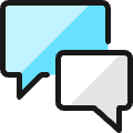 Conversation Chat 1 Icon from Ultimate Colors Set | Free Download as SVG Vector and Transparent PNG | Streamline icons