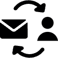 Contact Us Email Customer Support Icon from Ultimate Bold Set | Free Download as SVG Vector and Transparent PNG | Streamline icons