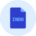 Indd File Icon from Kameleon Duo Set | Free Download as SVG Vector and Transparent PNG | Streamline icons