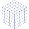 Rectangle Cube Wireframe