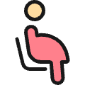 Disability Sit Pregnancy Icon from Ultimate Colors Set | Free Download as SVG Vector and Transparent PNG | Streamline icons