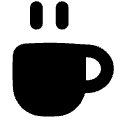 Coffee Mug Icon from Flex Solid Set | Free Download as SVG Vector and Transparent PNG | Streamline icons