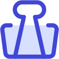 Binder Clip icon - Free transparent PNG, SVG. No sign up needed.