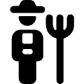 Farming Farmer Icon from Ultimate Bold Set | Free Download as SVG Vector and Transparent PNG | Streamline icons