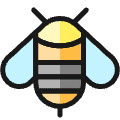 Flying Insect Bee 4 Icon from Ultimate Colors Set | Free Download as SVG Vector and Transparent PNG | Streamline icons