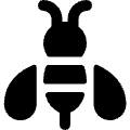 Flying Insect Bee Icon from Ultimate Bold Set | Free Download as SVG Vector and Transparent PNG | Streamline icons