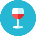 Wine Icon from Kameleon Colors Set | Free Download as SVG Vector and Transparent PNG | Streamline icons