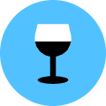 Wine Icon from Kameleon Pop Set | Free Download as SVG Vector and Transparent PNG | Streamline icons