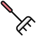 Gardening Cultivator Icon from Ultimate Colors Set | Free Download as SVG Vector and Transparent PNG | Streamline icons