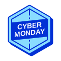 Cyber Monday Hexagon