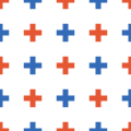 Pattern Cross Dot Color