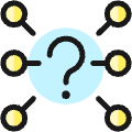 Help Question Network Icon from Ultimate Colors Set | Free Download as SVG Vector and Transparent PNG | Streamline icons