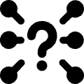 Help Question Network Icon from Ultimate Bold Set | Free Download as SVG Vector and Transparent PNG | Streamline icons