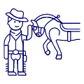 Cowboy Horse 1