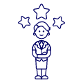 Three Star Employee 2 illustration - Free transparent PNG, SVG. No sign up needed.