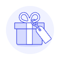Gift Box Tag