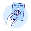 Passport 1 Illustration from UX Duotone Set | Free Download as SVG Vector and Transparent PNG | Streamline illustrations