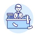 Accountant Sit 1 1 illustration - Free transparent PNG, SVG. No Sign up needed.