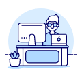 Employee Sit 3 1 illustration - Free transparent PNG, SVG. No Sign up needed.