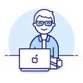 Employee Sit 4 1 illustration - Free transparent PNG, SVG. No Sign up needed.