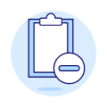 Clipboard Subtract illustration - Free transparent PNG, SVG. No Sign up needed.