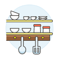 Cookware Shelf