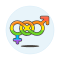 Pride Bisexual Symbol 1