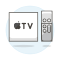 Devices Apple Tv 3 Illustration from UX Colors Set | Free Download as SVG Vector and Transparent PNG | Streamline illustrations