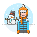 Winter Snowman 1
