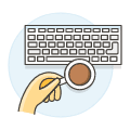 Workspace Keyboard Coffee 3