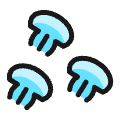 Jellyfish Group Icon from Ultimate Colors Set | Free Download as SVG Vector and Transparent PNG | Streamline icons