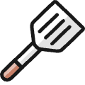 Kitchenware Spatula 1 Icon from Ultimate Colors Set | Free Download as SVG Vector and Transparent PNG | Streamline icons