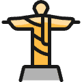 Landmark Christ The Reedemer Icon from Ultimate Colors Set | Free Download as SVG Vector and Transparent PNG | Streamline icons