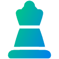 Chess Queen 1 Icon from Plump Gradient Set | Free Download as SVG Vector and Transparent PNG | Streamline icons