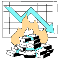 Business Graph Collapsing With Money Burned