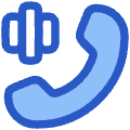 Voice Mail Phone Icon from Plump Duo Set | Free Download as SVG Vector and Transparent PNG | Streamline icons