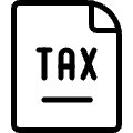 Electronic Billing Tax Document Icon from Ultimate Light Set | Free Download as SVG Vector and Transparent PNG | Streamline icons