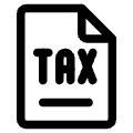 Electronic Billing Tax Document Icon from Ultimate Regular Set | Free Download as SVG Vector and Transparent PNG | Streamline icons