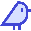 Bird Icon from Sharp Duo Set | Free Download as SVG Vector and Transparent PNG | Streamline icons