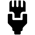 Rj45 Lan Cable Icon from Ultimate Bold Set | Free Download as SVG Vector and Transparent PNG | Streamline icons