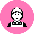 Maid Icon from Kameleon Pop Set | Free Download as SVG Vector and Transparent PNG | Streamline icons