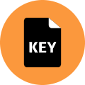 Key File Icon from Kameleon Pop Set | Free Download as SVG Vector and Transparent PNG | Streamline icons