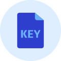 Key File Icon from Kameleon Duo Set | Free Download as SVG Vector and Transparent PNG | Streamline icons