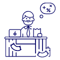 Accountant Sit 2 1 illustration - Free transparent PNG, SVG. No Sign up needed.