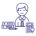 Accountant Sit 3 1 illustration - Free transparent PNG, SVG. No Sign up needed.