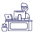 Employee Sit 2 1 illustration - Free transparent PNG, SVG. No Sign up needed.