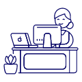 Employee Sit 2 2 illustration - Free transparent PNG, SVG. No Sign up needed.
